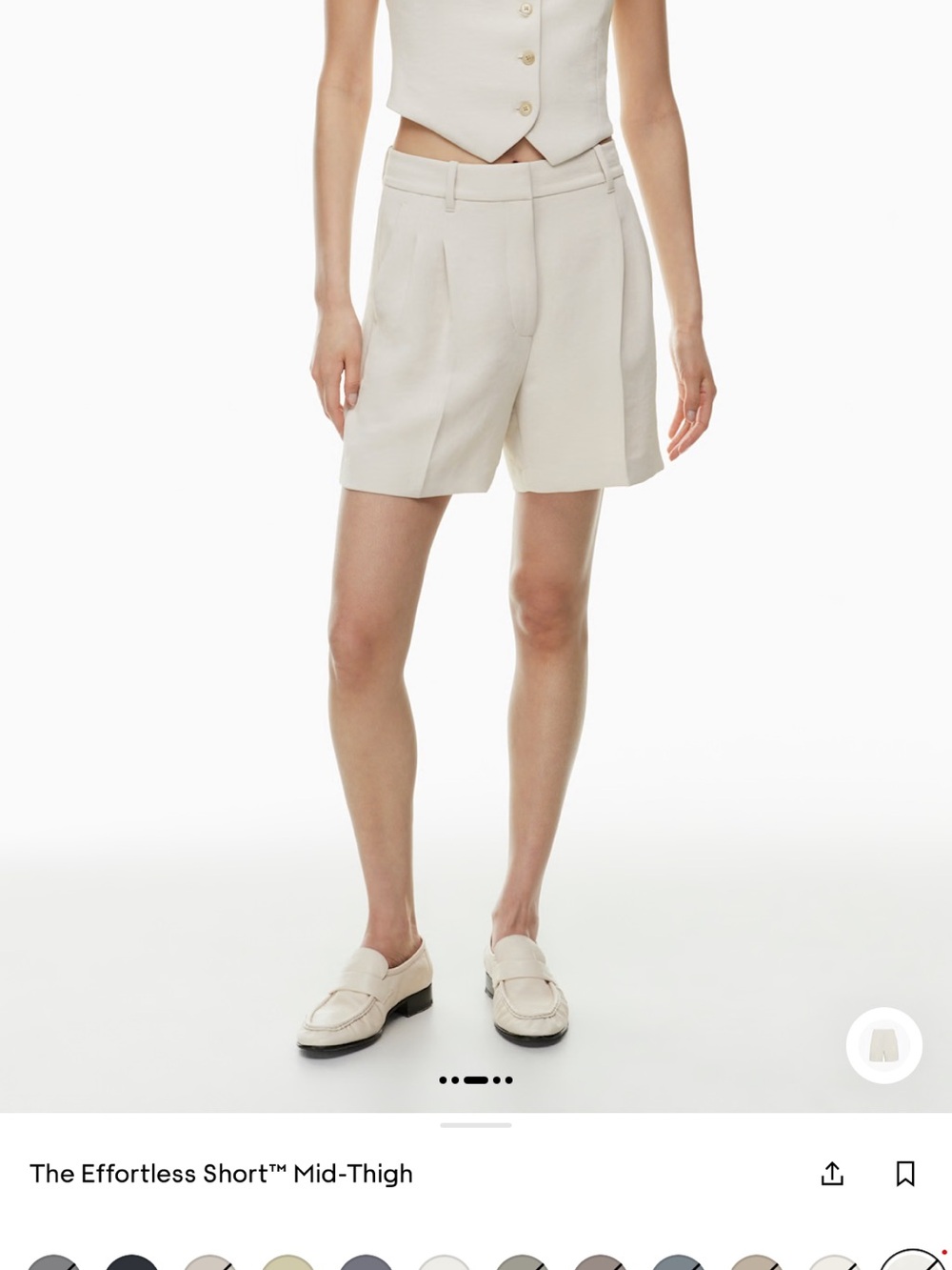 Aritzia Effortless Shorts